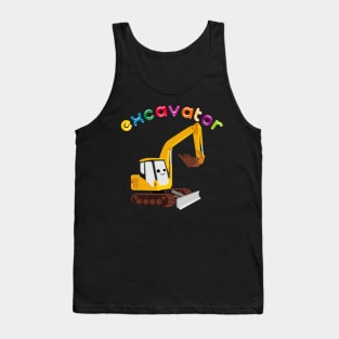 toddler excavator Tank Top